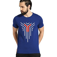 Adro Graphic Design Mens Cotton Printed T-Shirts (R22-M-Lnl-Rb_Royal Blue_Xl)