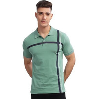 Adro Men's Solid Regular Fit Polo Shirt (Pnop24-L1-Ptnbwh_Pista
