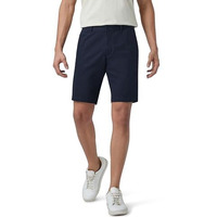 Xyxx Men Twill Cotton Chinos Shorts, Regular Fit, Solid, Pack Of 1, Cb1Sht02_36, Midnight Blue, 36