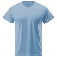 Adro Mens V Neck T-Shirt|100% Combed Cotton T-Shirt|V-Neck Half Sleeve T-Shirt|Vn24-M-Pln-Sk-Xl Sky Blue