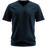 Adro Mens V Neck T-Shirt|100% Combed Cotton T-Shirt|V-Neck Half Sleeve T-Shirt|Vn24-M-Pln-Sb-Xl Teal