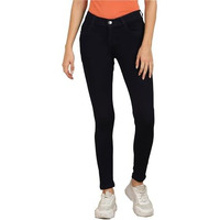Nifty Women's Denim Stretchable Slim Fit Jeans (Jean_Pln_Carbon Blue_30)