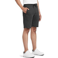 Xyxx Athleisure Men's Cotton Shorts | Super Soft, Knee Length Comfortable Everyday Wear | Relaxed Fit Solid Code Shorts With Zipper Pocket | Pack Of 1 (Grey, Large)