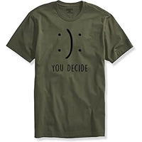 Adro You Decide Mens Printed T-Shirts (Rnr-M-Dec-Ol_Olive_M)