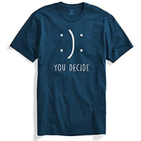 Adro You Decide Mens Printed T-Shirts (L, Steel Blue)