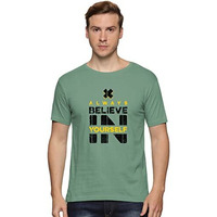 Adro Believe In Yourself Printed T-Shirts For Men & Women (Rnr-S35-Bel-Pt_Pista_L)