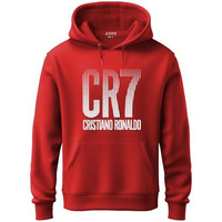 Adro Men's Cotton Neck Hooded Sweatshirt (H20-M-Cr07-Rd_Red_M)