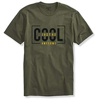 Adro Just Be Cool Design Printed T-Shirts For Men & Women (Rnr-S35-Jba-Ol_Olive_2Xl)