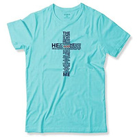 Adro Men's God Printed Cotton T-Shirt (Rnr-M-God-Mi_Mint_M)