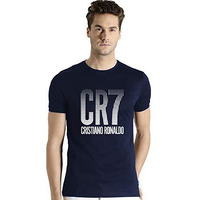 Adro Design Printed Navy Blue T-Shirt For Men & Women (Rnr-M-Cr07-Nb_Navy_L)