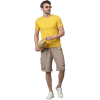 Kotty Men's Cargo Shorts With Multiple Pockets  Ideal For Hiking & Adventure(Beige,S)