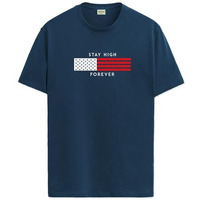 Adro Mens Flag Printed Cotton T-Shirt_Rn24-L2-Flag-Sb-2Xl Teal