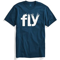 Adro Fly Mens Cotton Printed T-Shirts (R21-M-Fly-Sb_Teal_M)