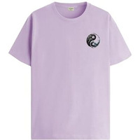Adro T-Shirts For Menchest Printed T-Shirt For Mencotton Tshirt For Men|Rn24-Stick-Yong-Pu-M Purple
