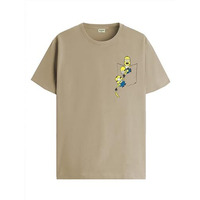 Adro Tshirt For Men | Anime T Shirt For Men | 100% Cotton Tshirt | Graphic Printed T-Shirt | Chest Printed Tshirt | Minion Anime Tshirt | T-Shirts| Rn24-Stick-Mini-Be-M Beige