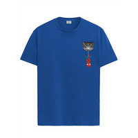 Adro Tshirt For Men | Anime T Shirt For Men | 100% Cotton Tshirt | Graphic Printed T-Shirt | Chest Printed Tshirt | Spiderman Tshirt | T-Shirts| Rn24-Stick-Spid-Rb-L Royal Blue