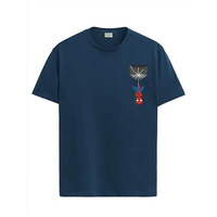 Adro Tshirt For Men | Anime T Shirt For Men | 100% Cotton Tshirt | Graphic Printed T-Shirt | Chest Printed Tshirt | Spiderman Tshirt | T-Shirts| Rn24-Stick-Spid-Sb-L Teal