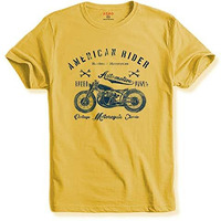 Adro Men's Regular Fit T-Shirt (Rnr-M-Ame-Ly_Light Yellow_2Xl)