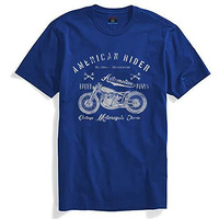 Adro Men's Regular Fit T-Shirt (Rnr-M-Ame-Rb-Xxl_Royal Blue_Xx-Large)