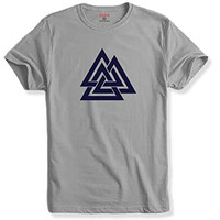 Adro Triangle Mens Printed T-Shirt (Rnr-M-Tkt-Gr_Grey_L)