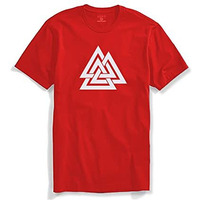 Adro Triangle Mens Printed T-Shirt (Rnr-M-Tkt-Rd_Red_S)
