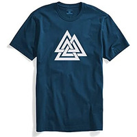 Adro Triangle Mens Printed T-Shirt (Rnr-M-Tkt-Sb_Teal_2Xl)