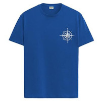 Adro Tshirt For Men | Printed T Shirt For Men | 100% Cotton Tshirt | Graphic Printed T-Shirt | Chest Printed Tshirt | Unisex Tshirt | T-Shirts Men| Rn24-Stick-Comp-Rb-2Xl Royal Blue
