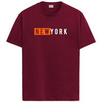 Adro Tshirt For Men | Printed T Shirt For Men | 100% Cotton T-Shirt |Printed T Shirt | T-Shirts | Rn24-Nky-Mr-S Maroon