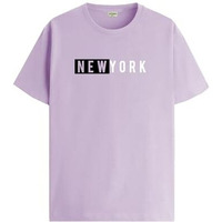 Adro Men's Solid Regular Fit T-Shirt (Rn24-Nky-Pu_Purple