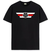 Adro Tshirt For Men | Printed T Shirt For Men | 100% Cotton T-Shirt |Printed T Shirt | T-Shirts | Rn24-Cap-Bl-2Xl Black