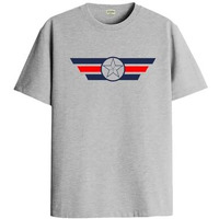 Adro Tshirt For Men | Printed T Shirt For Men | 100% Cotton T-Shirt |Printed T Shirt | T-Shirts | Rn24-Cap-Gr-S Grey