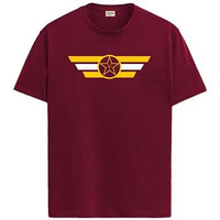 Adro Tshirt For Men | Printed T Shirt For Men | 100% Cotton T-Shirt |Printed T Shirt | T-Shirts | Rn24-Cap-Mr-L Maroon
