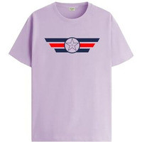 Adro Tshirt For Men | Printed T Shirt For Men | 100% Cotton T-Shirt |Printed T Shirt | T-Shirts | Rn24-Cap-Pu-L Purple
