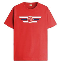Adro Men's Solid Regular Fit T-Shirt (Rn24-Cap-Rd_Red