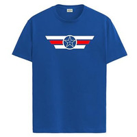 Adro Men's Solid Regular Fit T-Shirt (Rn24-Cap-Rb_Royal Blue