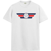 Adro Tshirt For Men | Printed T Shirt For Men | 100% Cotton T-Shirt |Printed T Shirt | T-Shirts | Rn24-Cap-Wh-M White