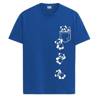 Adro Tshirt For Men | Printed T Shirt For Men | 100% Cotton T-Shirt |Printed T Shirt | T-Shirts | Rn24-Poc-Rb-L Royal Blue