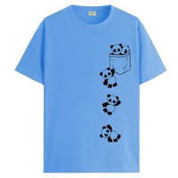 Adro Tshirt For Men | Printed T Shirt For Men | 100% Cotton T-Shirt |Printed T Shirt | T-Shirts | Rn24-Poc-Sk-L Sky Blue