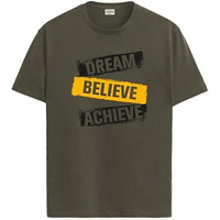 Adro Tshirt For Men | Printed T Shirt For Men | 100% Cotton T-Shirt |Printed T Shirt | T-Shirts | Rn24-Dba-Ol-S Olive