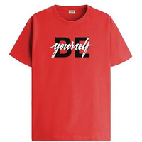 Adro Tshirt For Men | Printed T Shirt For Men | 100% Cotton T-Shirt |Printed T Shirt | T-Shirts | Rn24-Byo-Rd-M Red