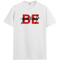 Adro Men's Solid Regular Fit T-Shirt (Rn24-Byo-Wh_White