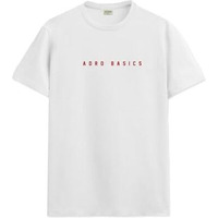 Adro Tshirt For Men | Printed T Shirt For Men | 100% Cotton T-Shirt |Printed T Shirt | T-Shirts | Rn24-Ar2-Wh-M White