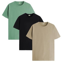 Adro T Shirts Pack Of 3 Mens Tshirts Cotton T Shirts For Men Pack Of 3 T Shirts Regular Fit Tshirts Combo T Shirts Solid Tshirt For Men | Rcm3-Pln-Bl-Be-Pt-L