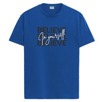 Adro Men's Solid Regular Fit T-Shirt (Rn24-Inv-Rb_Royal Blue