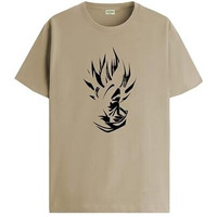 Adro Tshirt For Men | Printed T Shirt For Men | 100% Cotton T-Shirt |Printed T Shirt | T-Shirts | Rn24-Gok-Be-S Beige