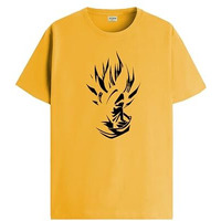 Adro Men's Solid Regular Fit T-Shirt (Rn24-Gok-Mu_Mustard