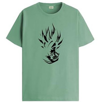 Adro Men's Solid Regular Fit T-Shirt (Rn24-Gok-Pt_Pista
