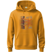 Adro Men's Cotton Blend Neck Hooded Sweatshirt (H24-Bcl-Mu-Xl_Mustard)