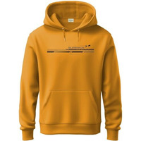 Adro Men's Cotton Blend Neck Hooded Sweatshirt (H24-Rac-Mu-2Xl_Mustard)