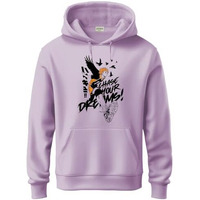 Adro Anime Hoodies For Men, 320 Gsm Soft Cotton Hoodie, Long Lasting Anime Printed Hoodie For Winter | Mens Hoodies | Sweatshirt For Men|H24-Dream-Pu-2Xl Lavender